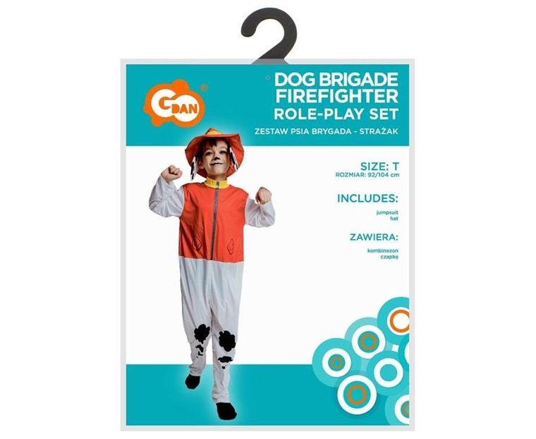 GoDan, Psia Brygada, Strażak, strój, 92-104 cm
