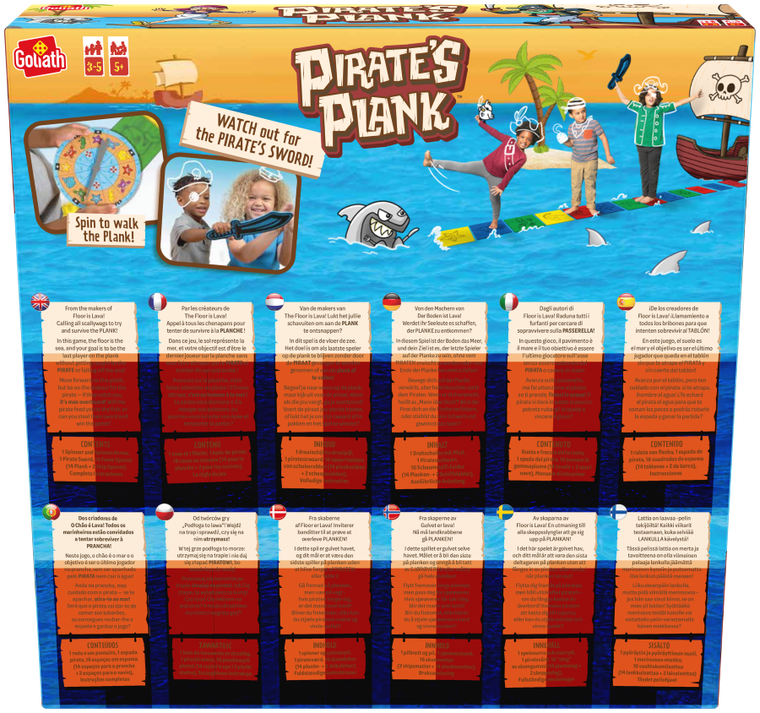 Goliath, Pirate's Plank, Atak Pirata, gra zręcznościowa