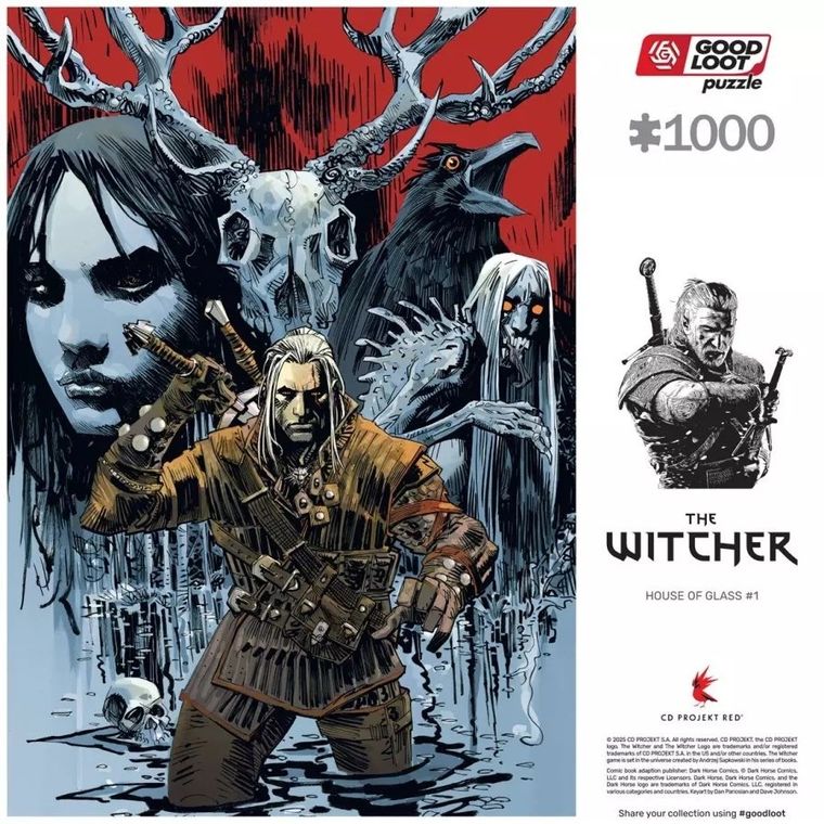 Good Loot, Comic Book, The Witcher (Wiedźmin), House of Glass, puzzle, 1000 elementów