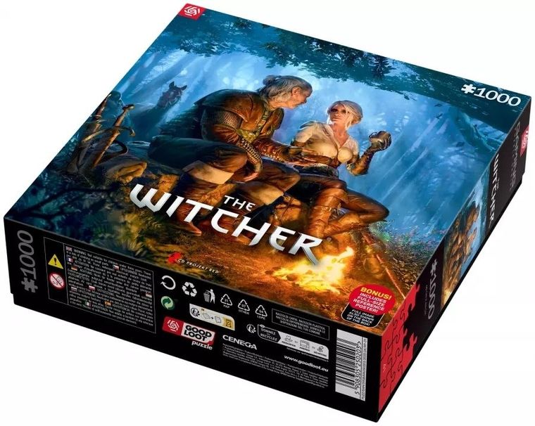 Good Loot, Gaming, The Witcher, Journey of Ciri, puzzle, 1000 elementów