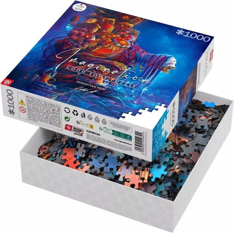 Good Loot, Imagination, Sebastian Moń, Ciężar doświadczeń, puzzle, 1000 elementów
