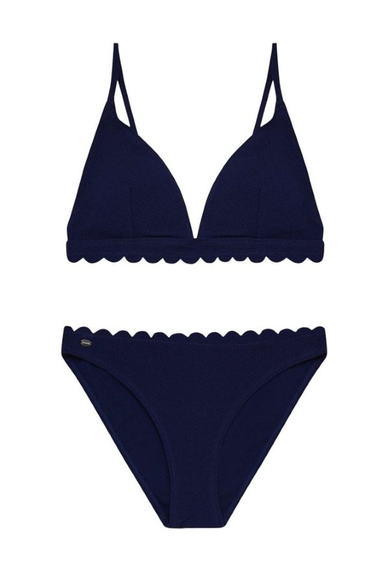 Góra od bikini damska, granatowa, Moodo