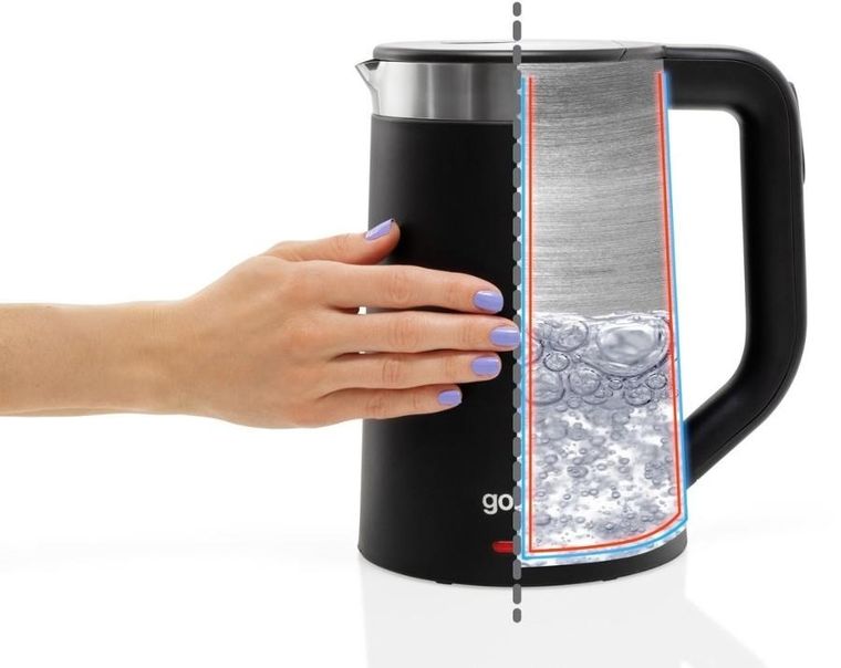 Gorenje, czajnik elektryczny, czarny, 1.7l, K17TRDW