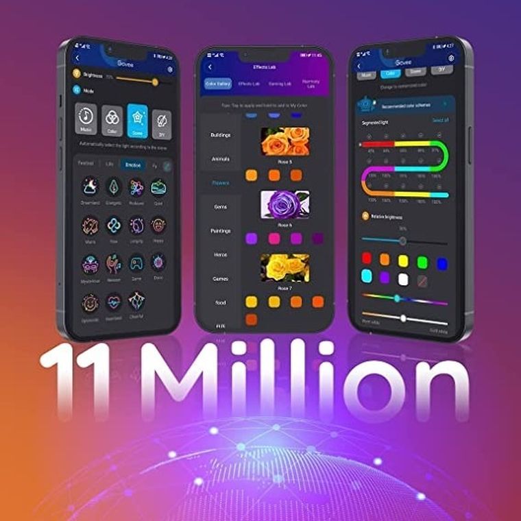 Govee, Basic LED Strip Light 5m, taśma LED, Wi-Fi, Bluetooth, RGBIC, H618A