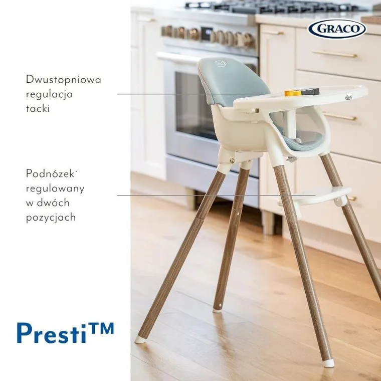 Graco, Presti, krzesełko do karmienia 3w1