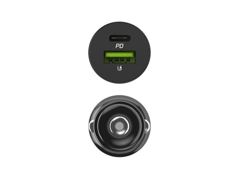 Green Cell, ładowarka samochodowa, PowerRide Nano38, 38W, 6A, 1xUSB-C, 1xUSB-A