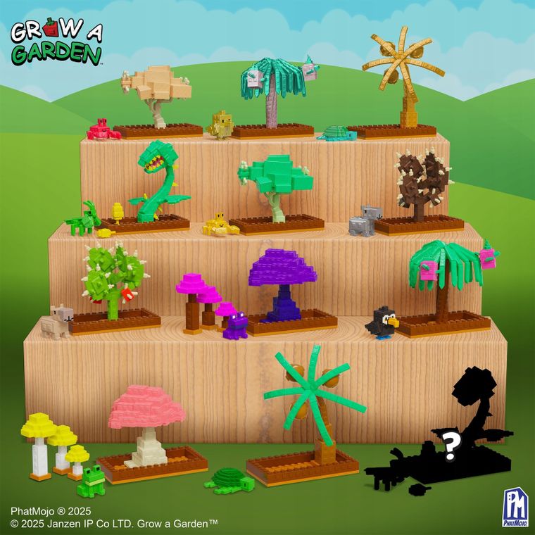 Grow a Garden, klocki z figurką w kuli niespodziance z kodem Roblox, 1 szt.