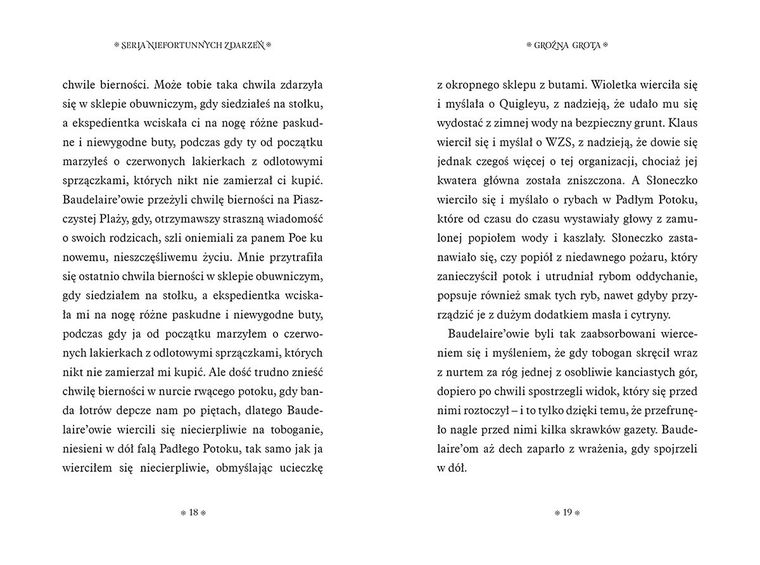 Groźna grota. Seria niefortunnych zdarzeń. Tom 11