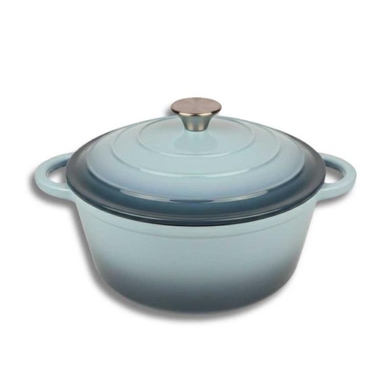 Hage, emaliowany garnek, żeliwny, sea salt, 22 cm, 3l