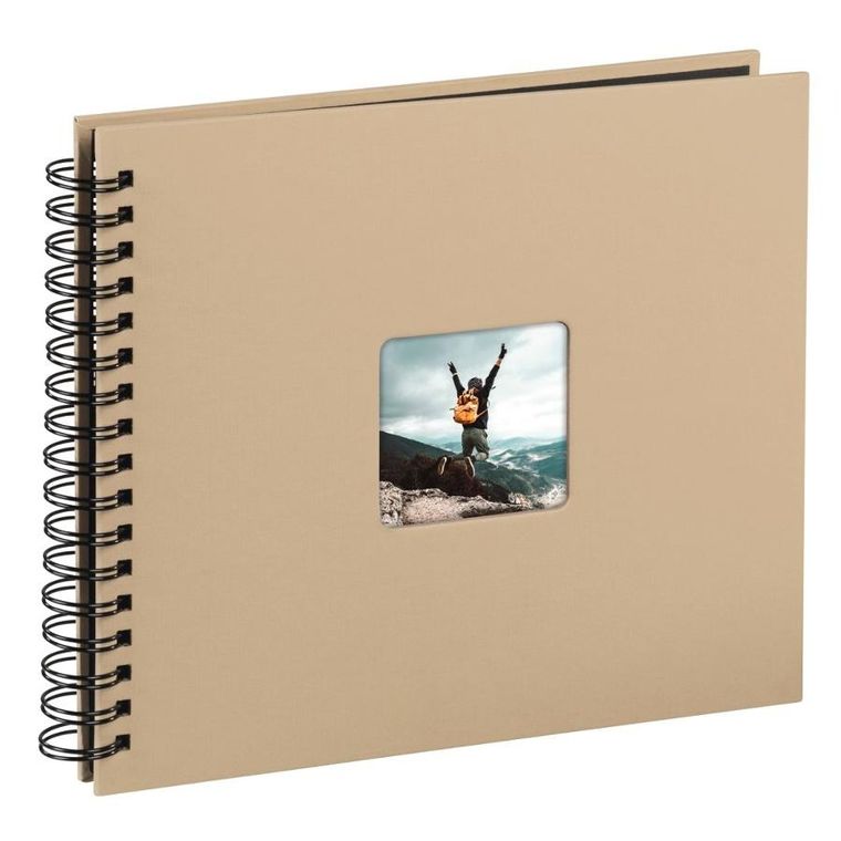 Hama, album do zdjęć, Fine Art, taupe, 28-24 na 50 zdjęć, czarne kartki