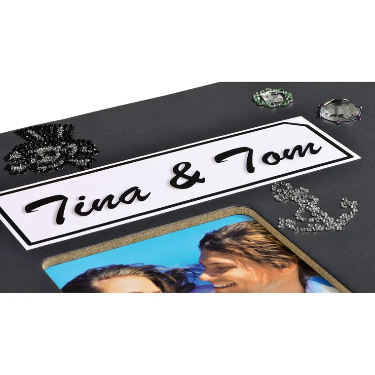 Hama, Fine Art, album, 50 stron, 24-17 cm, białe kartki, szary