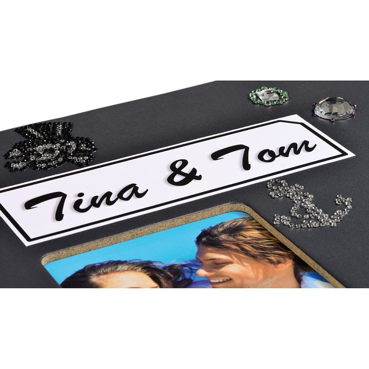 Hama, Fine Art, album, 50 stron, 28-24 cm, białe kartki, szary