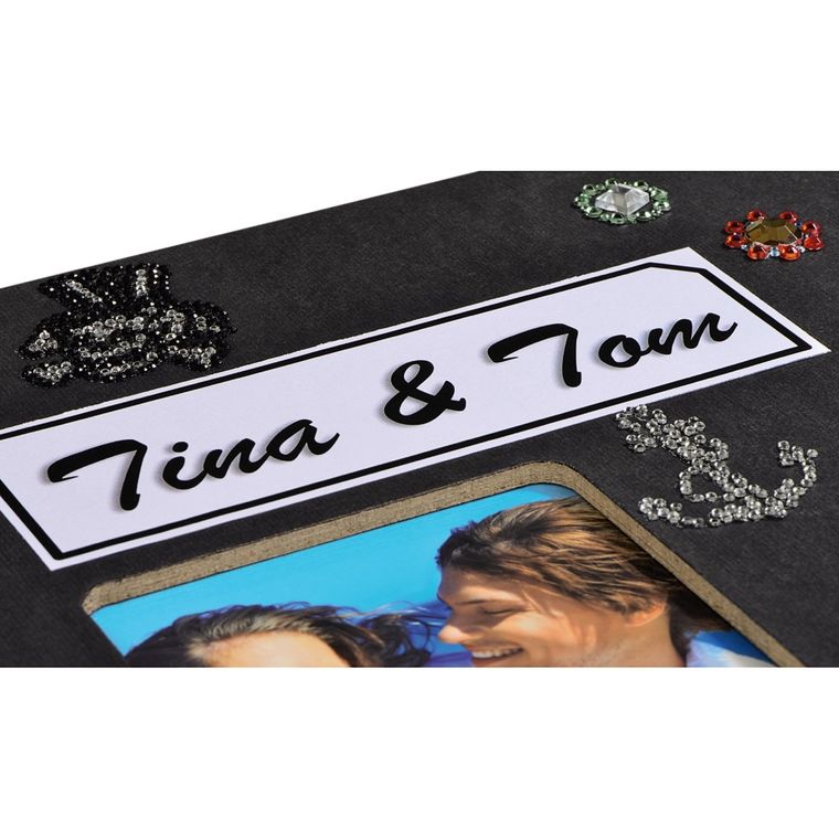 Hama, Fine Art, album, 50 stron, 28-24 cm, czarne kartki, czarny