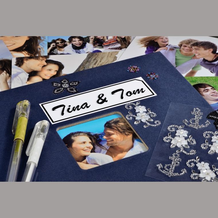 Hama, Fine Art, album, 50 stron, 29-32 cm, niebieski, oprawa książkowa