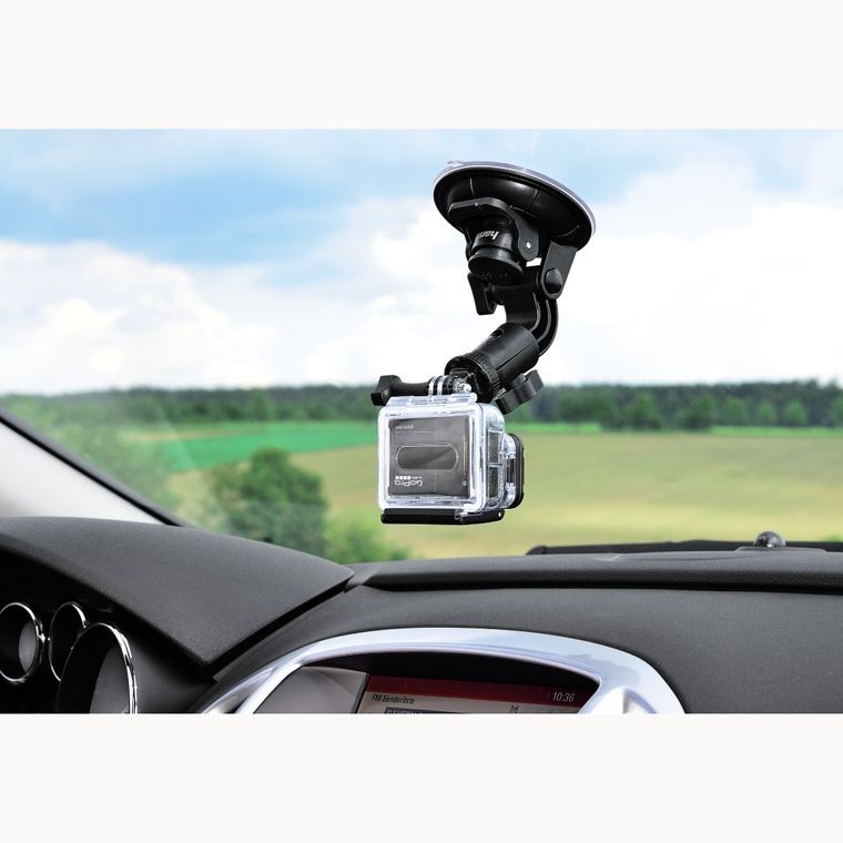 Hama, głowica kulowa 360, uchwyt z przyssawką do GoPro