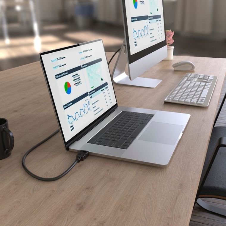 Hama, kabel HDMI, 3m, koszowy