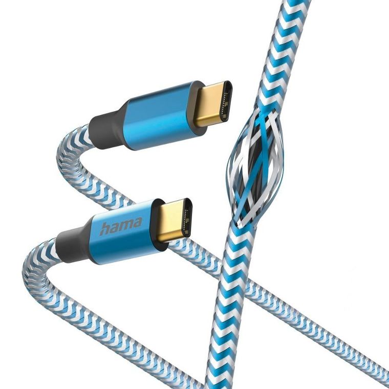 Hama, kabel USB C, 1,5m, niebieski