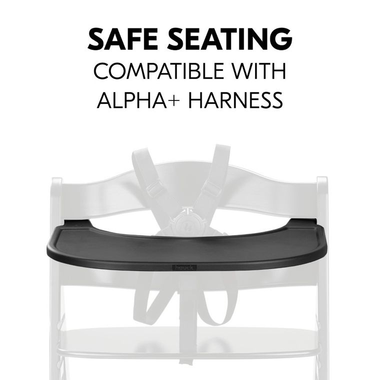 Hauck, Alpha, Click Tray, tacka, Black