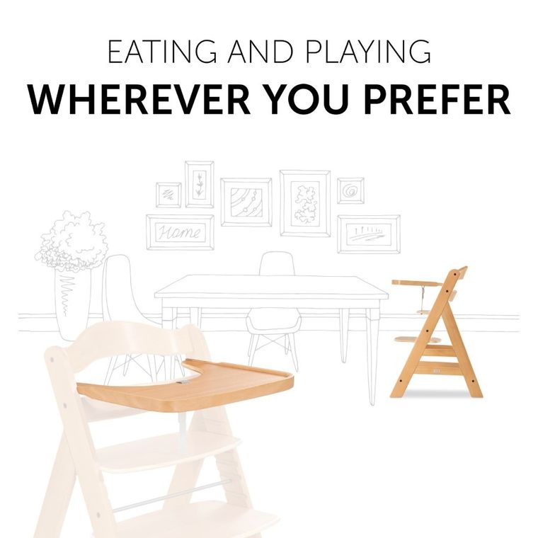 Hauck, Alpha Natural, tacka drewniana