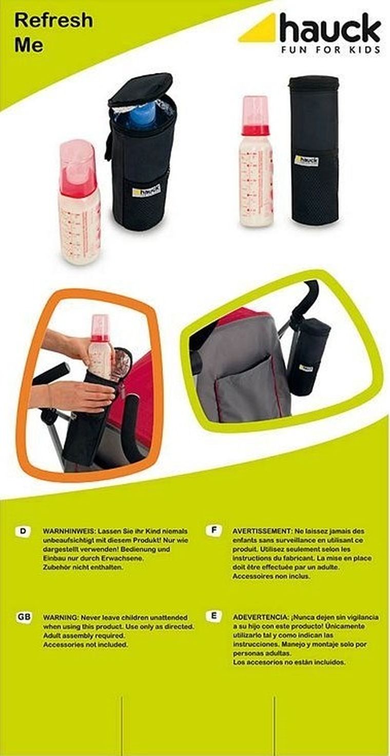Hauck, pokrowiec termiczny na butelkę, Refresh Me