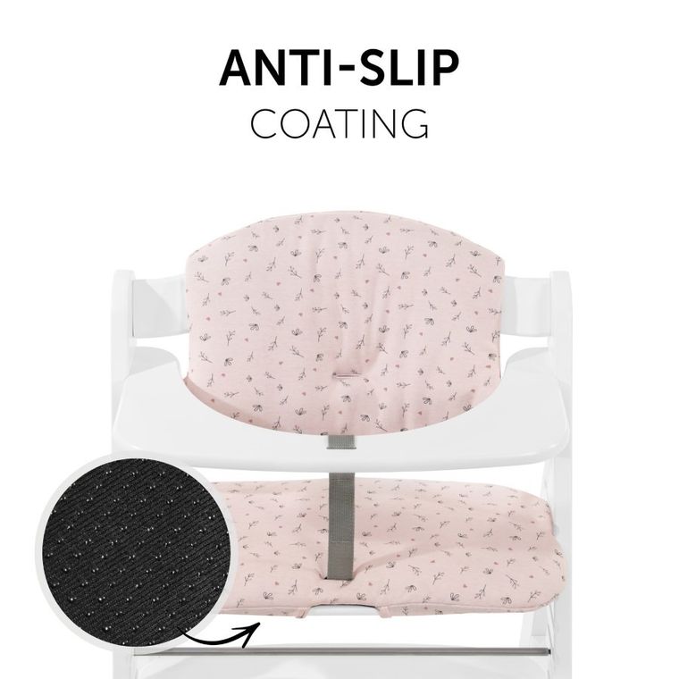 Hauck, Select Jersey, Flowers, wkładka do krzesełka, rose