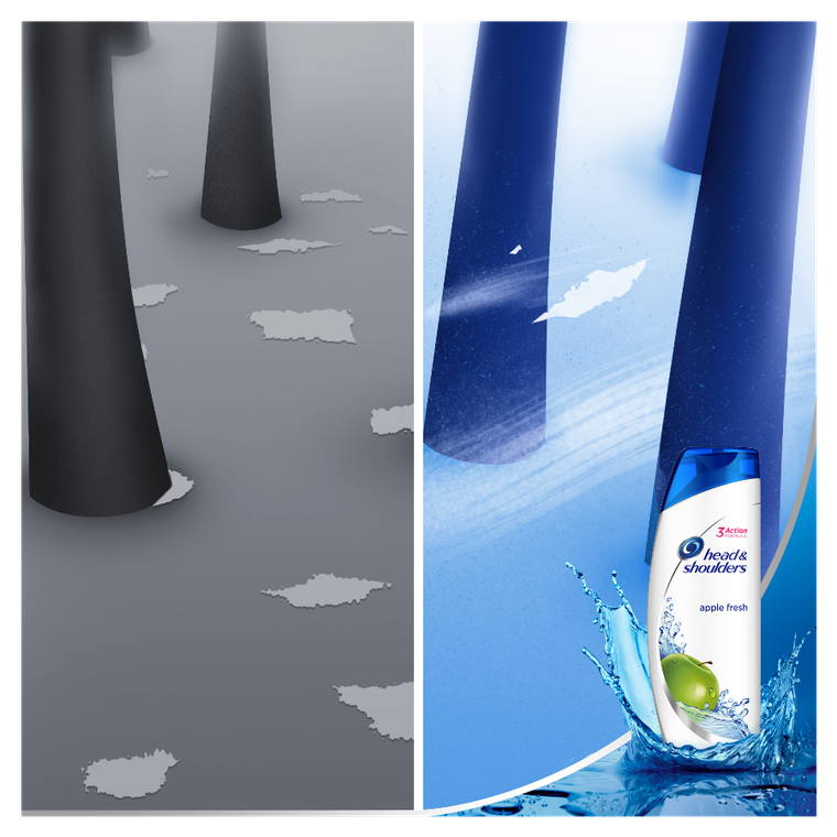 Head & Shoulders, Apple Fresh, szampon przeciwłupieżowy, 400 ml