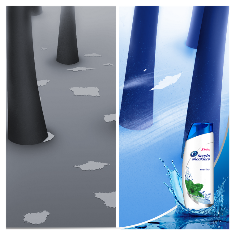 Head & Shoulders, Menthol Fresh, szampon przeciwłupieżowy, 400 ml