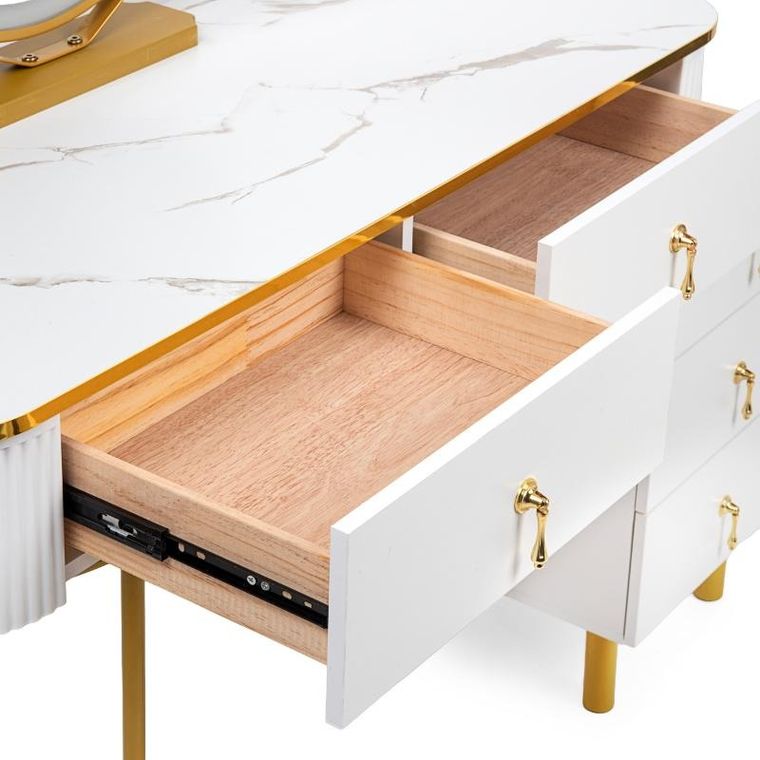 Hedo, Verdiro, toaletka kosmetyczna z lustrem LED, biała