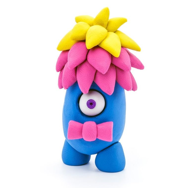 Hey Clay, Potwory, masa plastyczna, 18 szt.