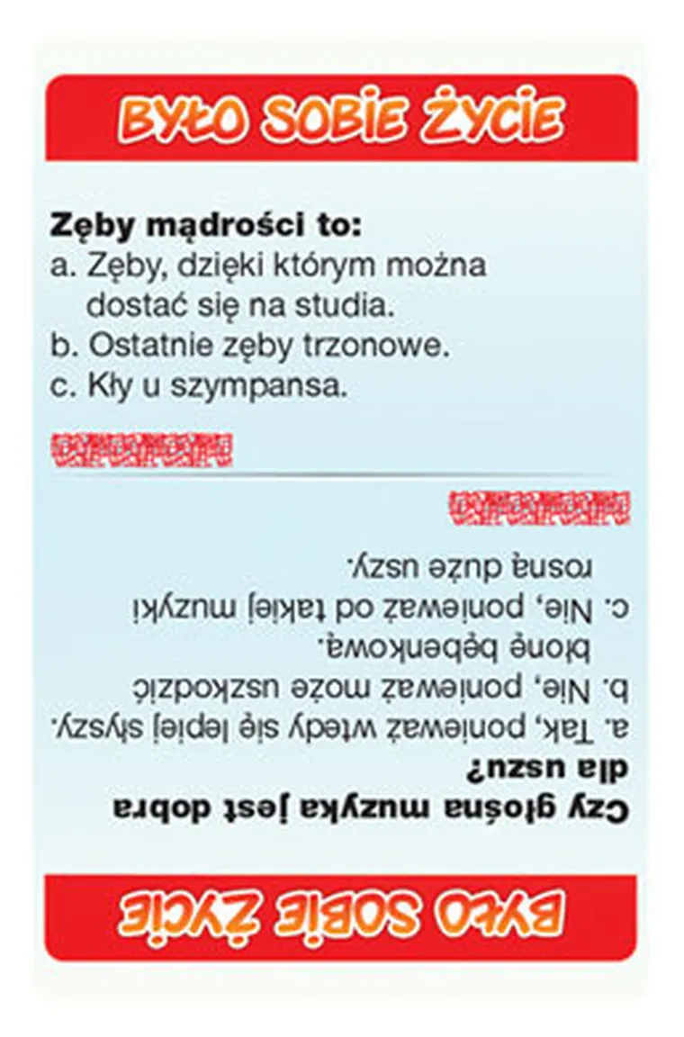 Hipokampus, Było sobie życie, gra familijna