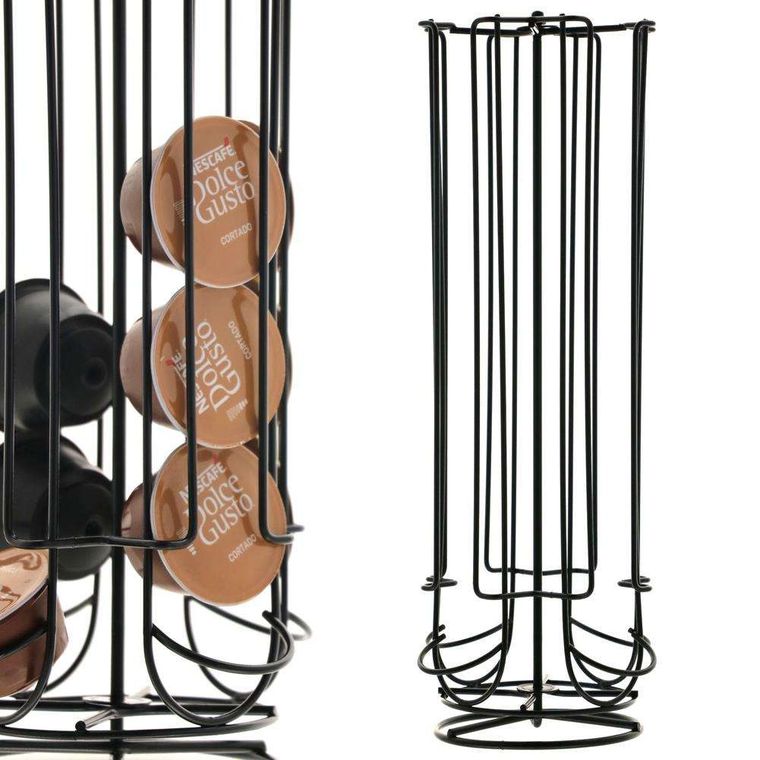 Hit, stojak na kapsułki Dolce Gusto Nescafe, czarny