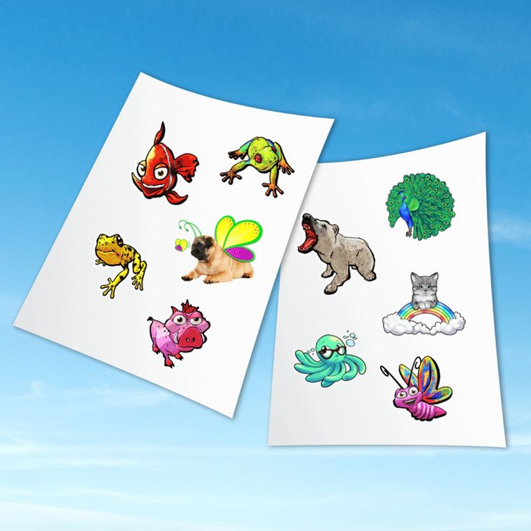 HoloToyz, naklejki AR z dźwiękiem, Holo Heroes