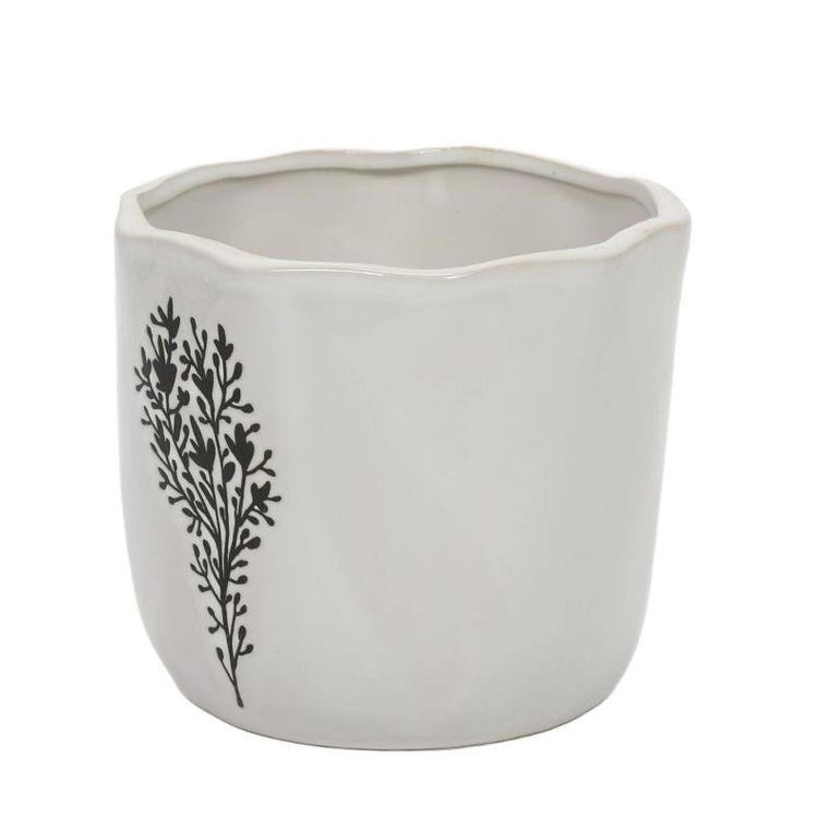 Home Styling Collection, ceramiczna osłonka na doniczkę, średnica 15 cm