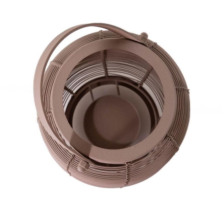 Home Styling Collection, metalowy lampion z uchwytem, 16,5-19 cm