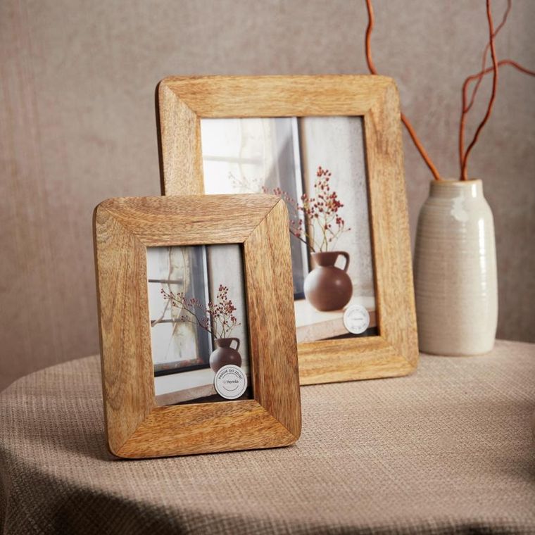 Homla, Abese, ramka na zdjęcie, drewniana, 10-15 cm