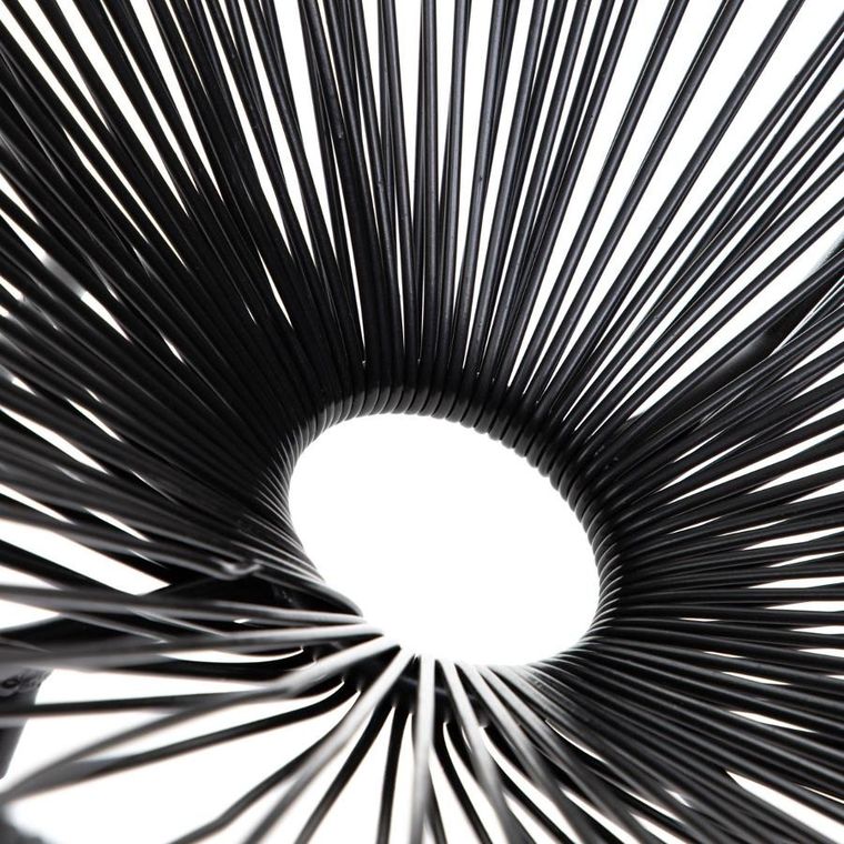 Homla, Acapulco Fiesta, fotel, czarny, 70-73-80 cm