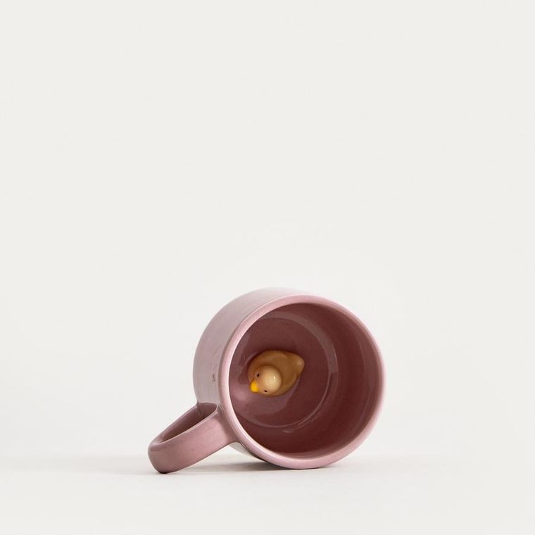 Homla, Alagi, kubek, różowy z kaczuszką, 0,25l