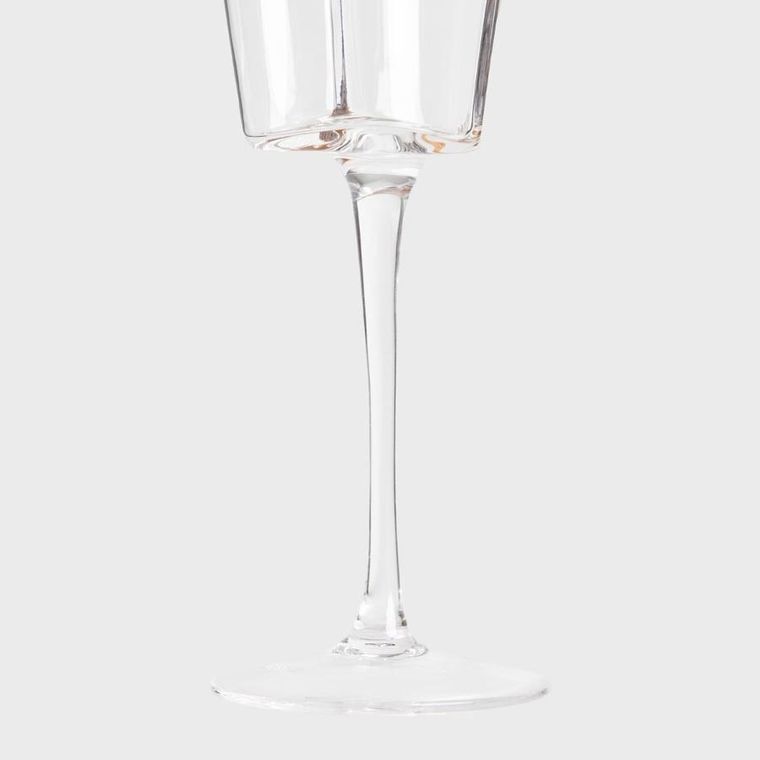 Homla, Amar, kieliszek na wino w kształcie serca ze złotym rantem, 0,3l, 726613