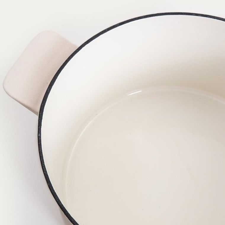 Homla, Andreas, garnek żeliwny, beżowy matowy, 5l