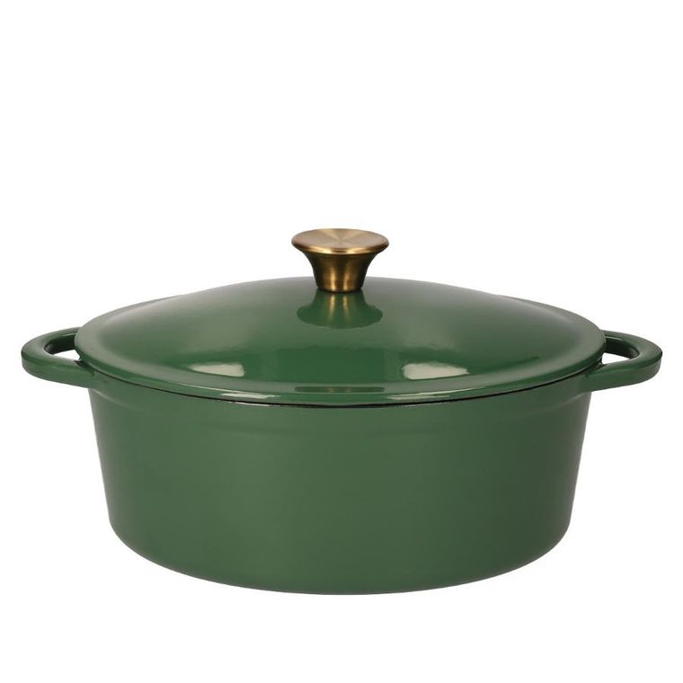 Homla, Andreas, garnek, żeliwny zielony, 3,5 l