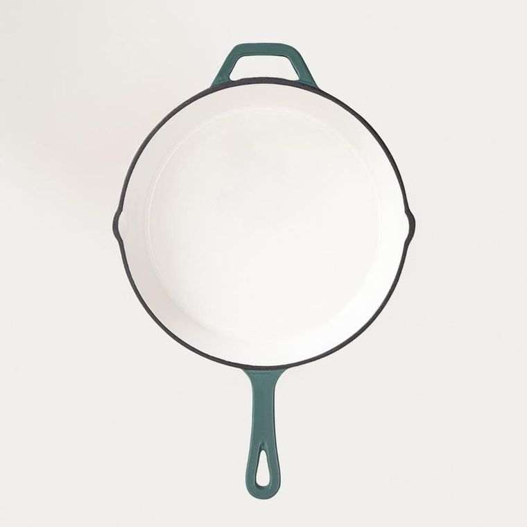 Homla, Andreas, patelnia żeliwna, zielona ombre, 26 cm