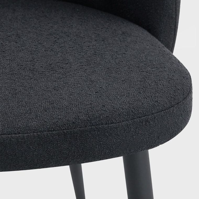 Homla, Aula, krzesło, czarne, 49-55-85 cm