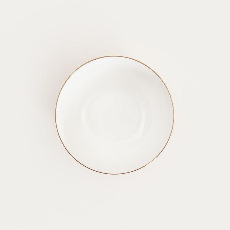 Homla, Auroo, miseczka, ze złotą obwódką, 14 cm