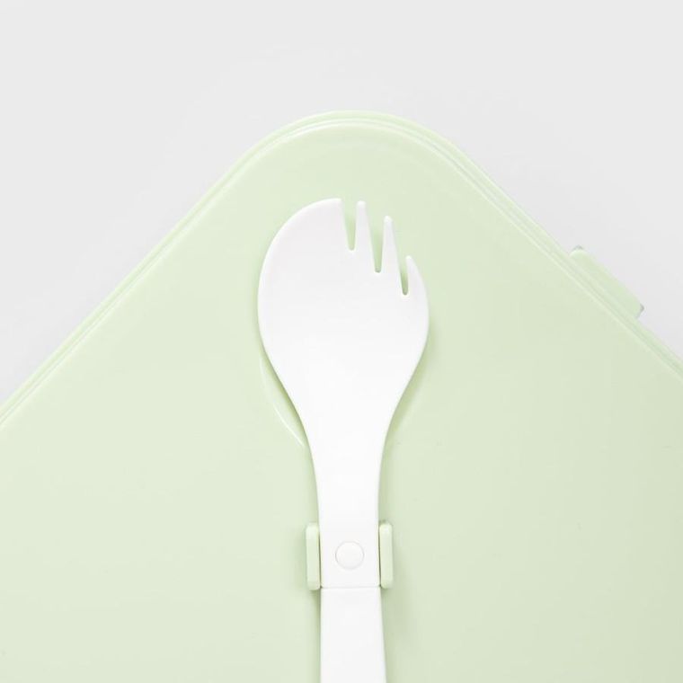 Homla, B2 Pecora, lunchbox, zielony w owieczki, 1150 ml