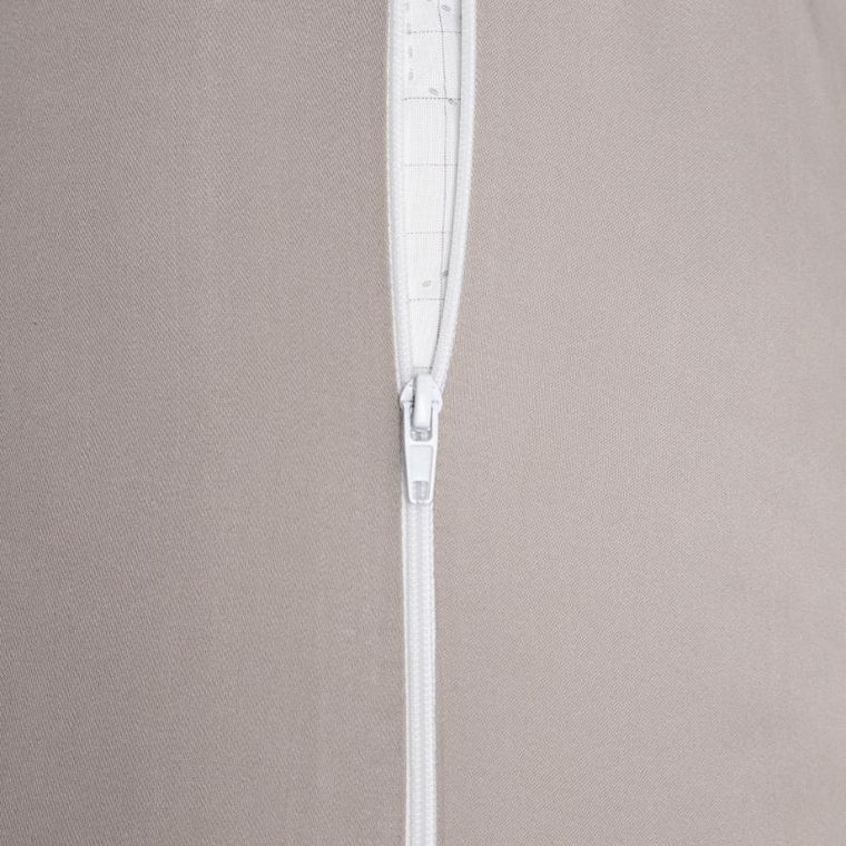 Homla, Bamsa, zestaw dwóch poszewek, bambusowych, szarych, 70-80 cm, 738517