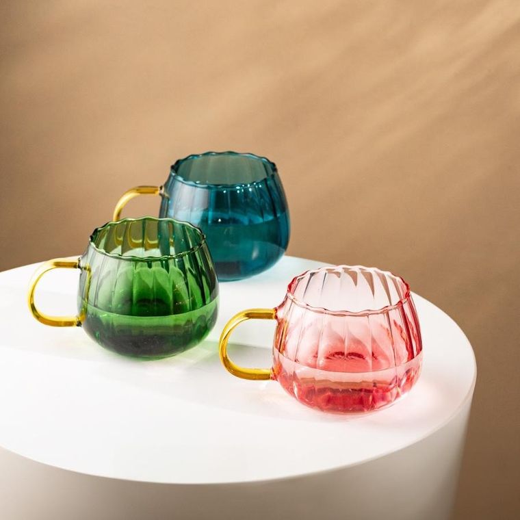 Homla, Bevanda, szklanka, różowa, 0,4 l