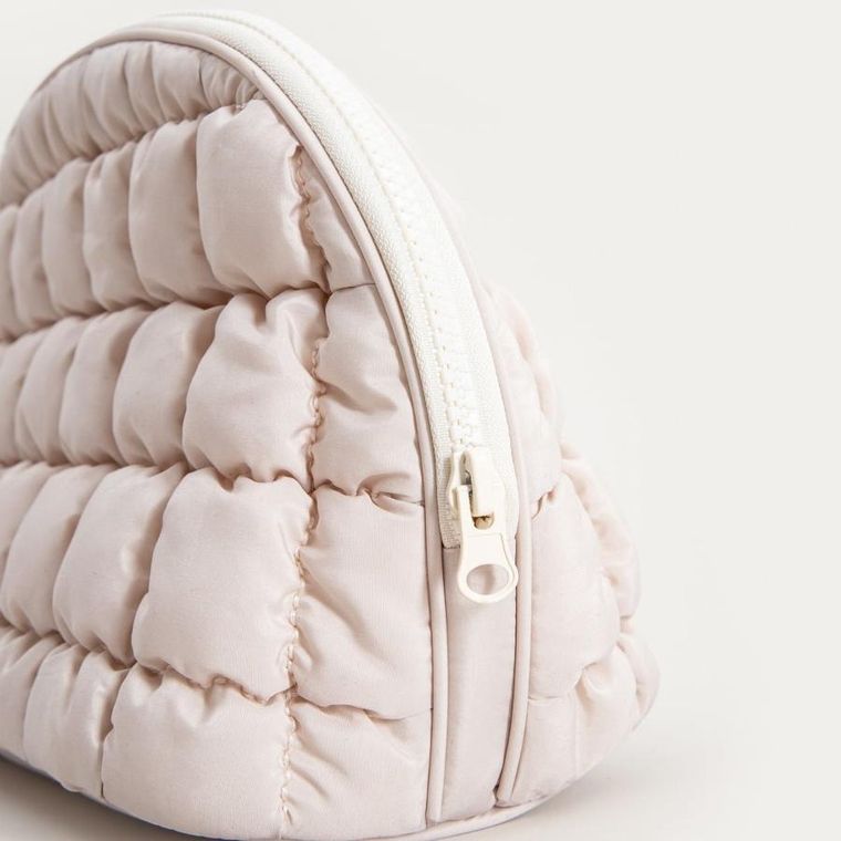 Homla, Bluffi, kosmetyczka, beżowa, 30-15-18 cm