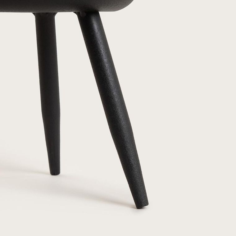 Homla, Buuble, kwietnik na nóżkach, czarny, 16-28,5 cm