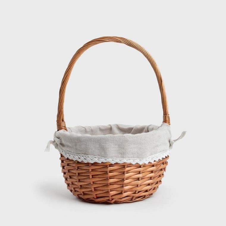 Homla, Carello, koszyk, wiklinowy średni, 25 cm