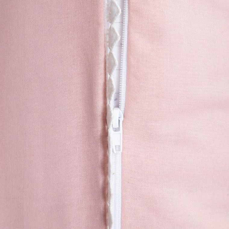 Homla, Cherish Love, pościel, bawełniana różowa z lamówką w serca, 200-220 cm